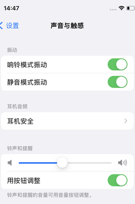 普陀苹果锁屏维修分享iPhone锁屏时声音忽大忽小调整方法