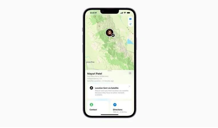 普陀苹果14维修分享iPhone14系列中 FindMy功能通过卫星分享位置方法教程 