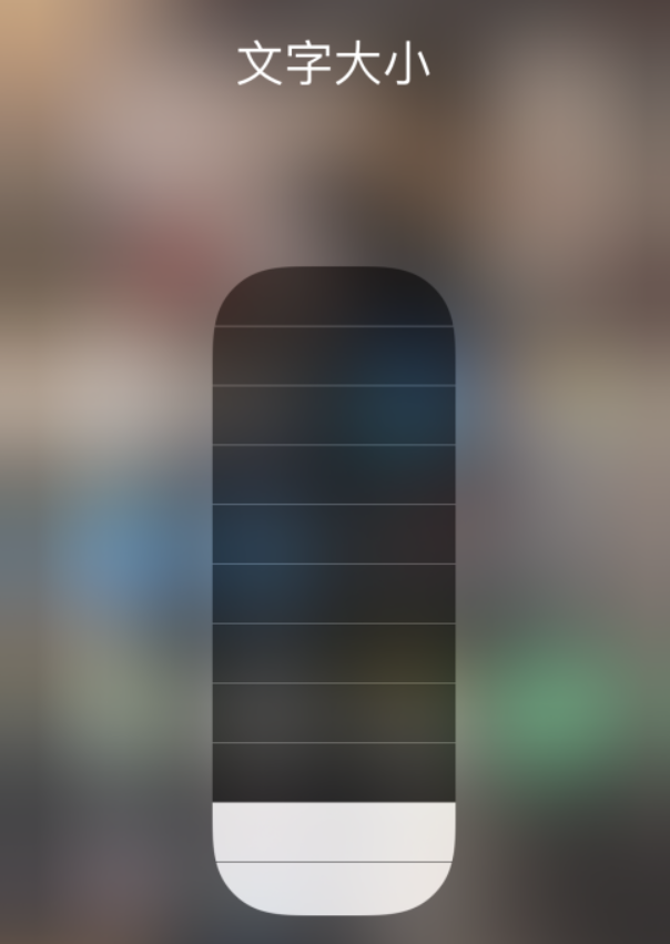 普陀苹果手机维修分享小技巧：在 iPhone 控制中心快速调节字体大小 