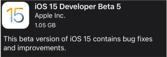 普陀苹果手机维修分享如何升级到iOS15.0 beta5 